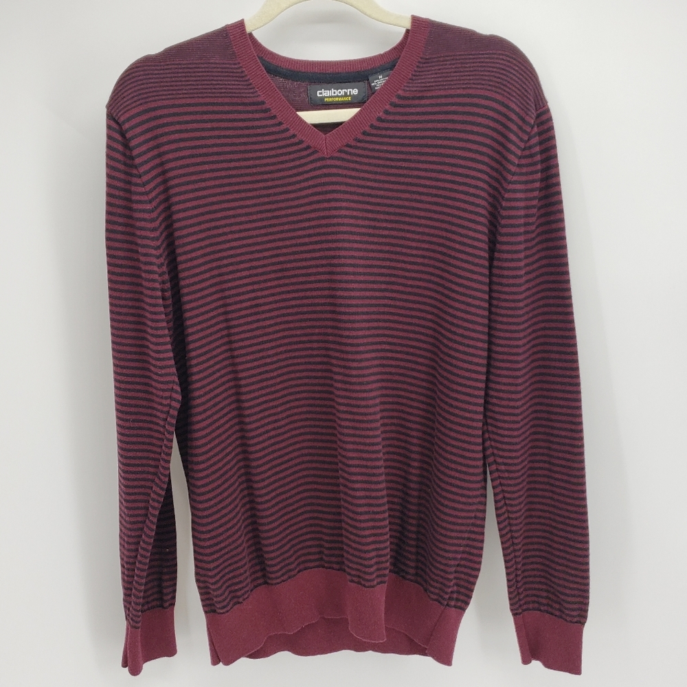 Claiborne Performance | Stripe Sweater | Multi